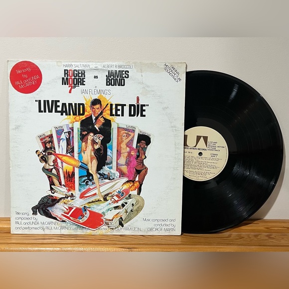PAUL McCARTNEY 1973 LIVE AND LET DIE Original Motion Picture Soundtrack Record - Picture 1 of 5